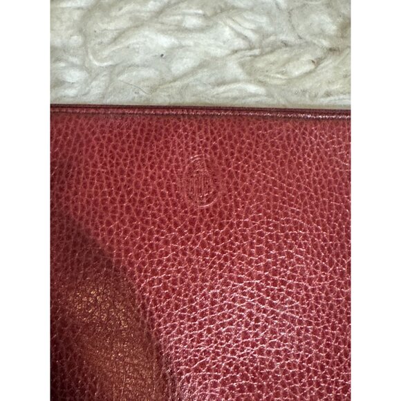 Vintage Mark Cross Small Zippered Leather Pouch Italy-AS IS - Picture 2 of 9